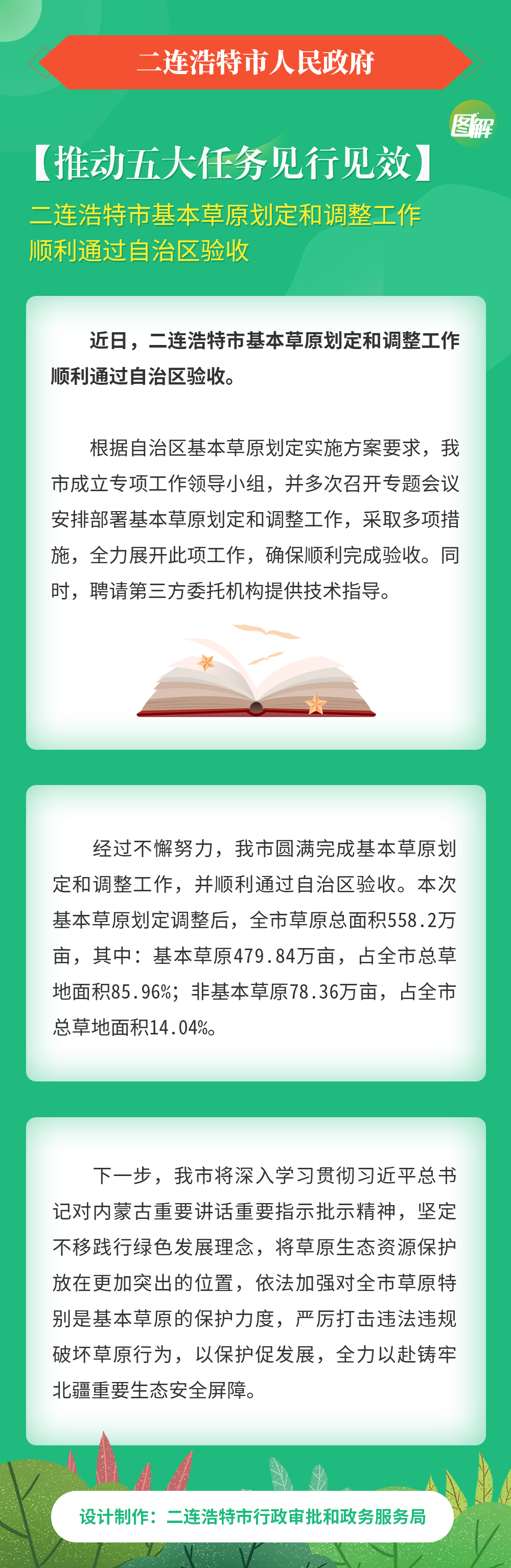 【推动五大任务见行见效】二连浩特市基本草原划定和调整工作顺利通过自治区验收