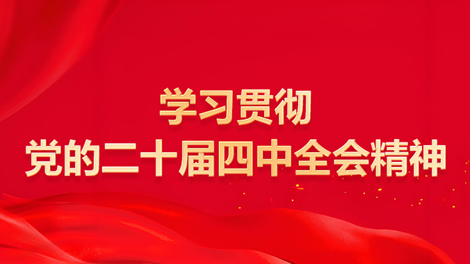 学习贯彻党的二十届四中全会精神