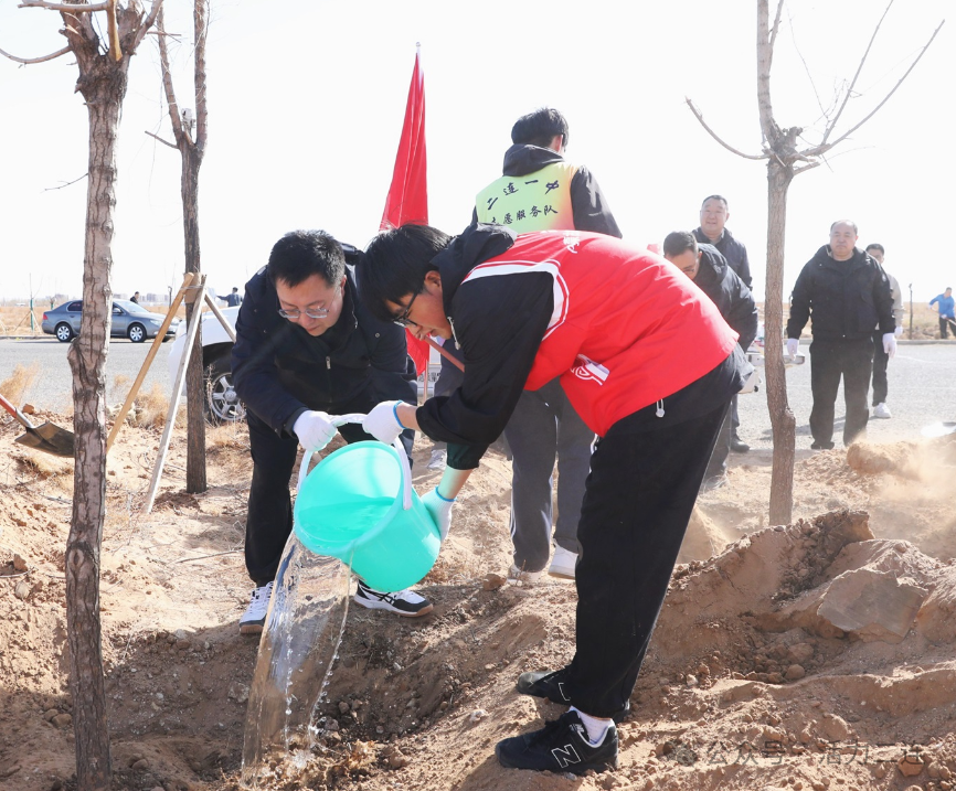 市领导参加全民义务植树活动